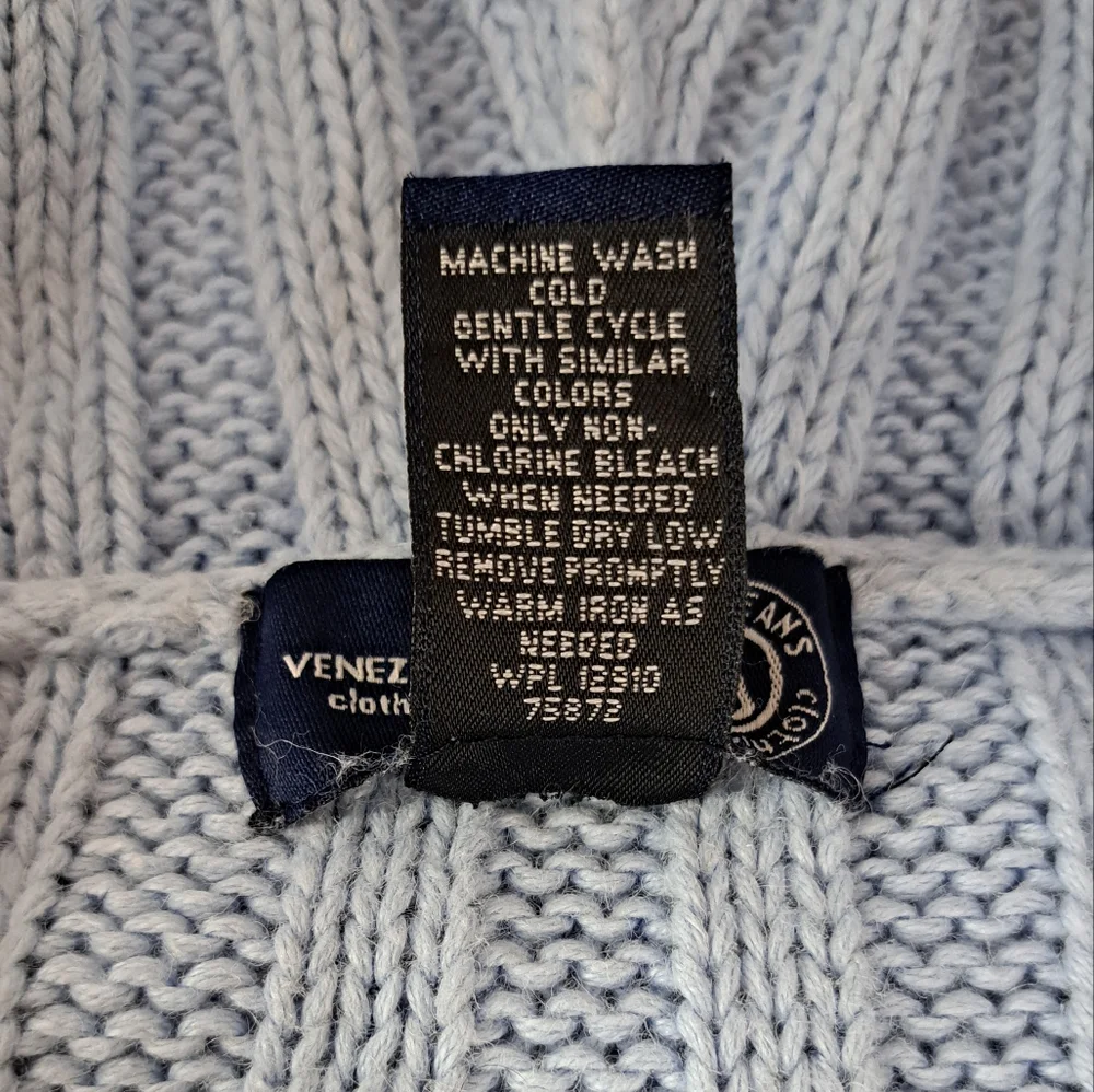 VENEZIA Jeans Co. Cableknit Belted Robe Cardigan Sweater with Hoodie - Picture 14 of 15
